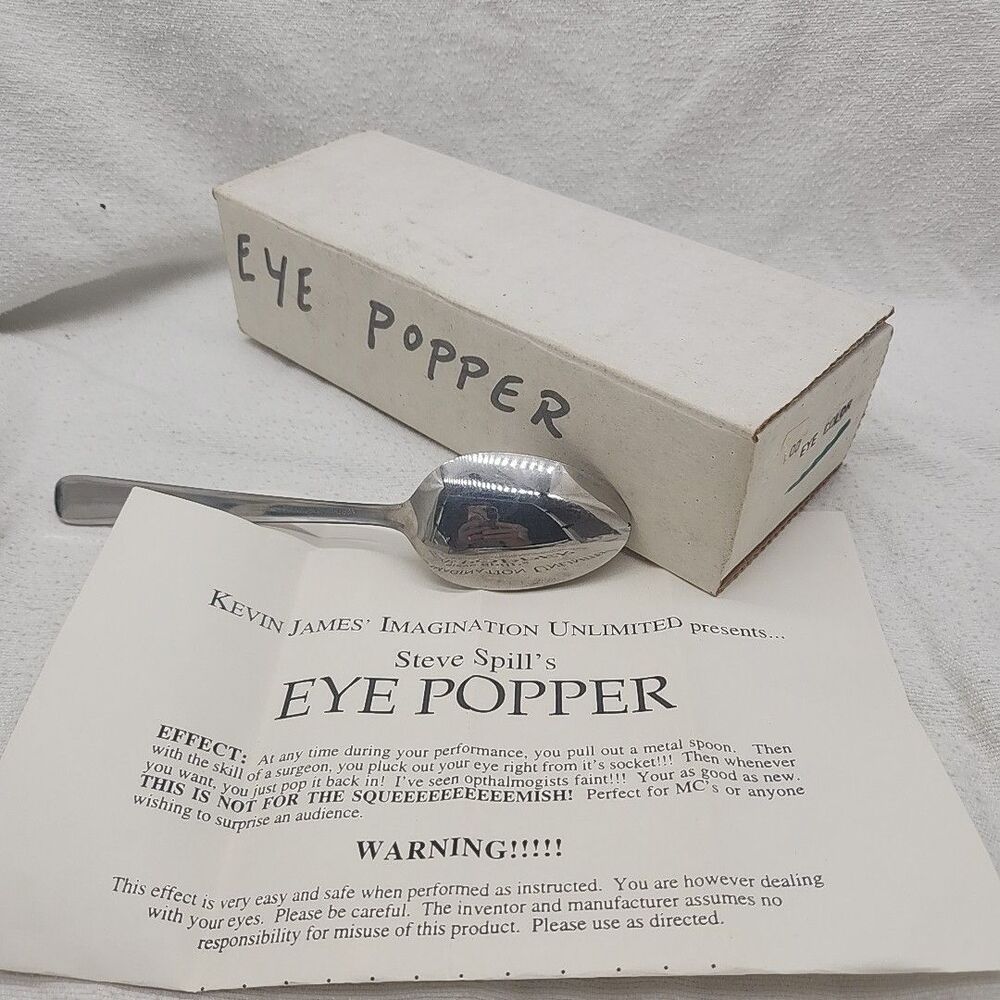 Magic Trick Eye Popper Steve Spill Kevin James' Imagination Unlimited Choose NEW